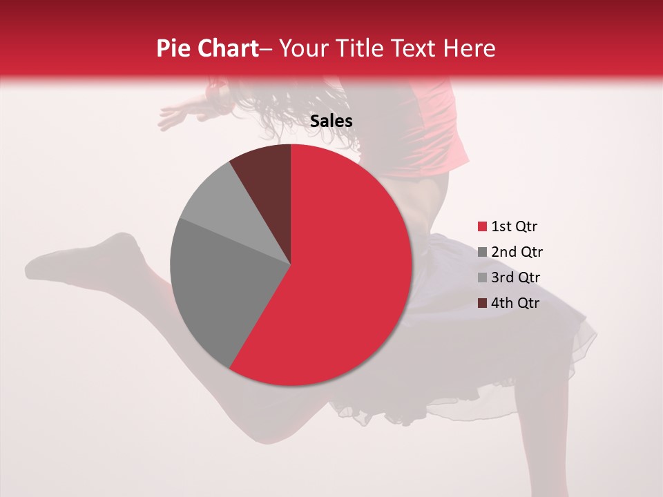 Fly Female Exercise PowerPoint Template