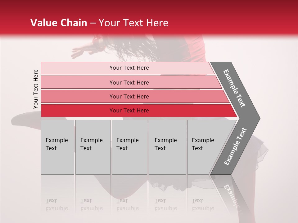 Fly Female Exercise PowerPoint Template