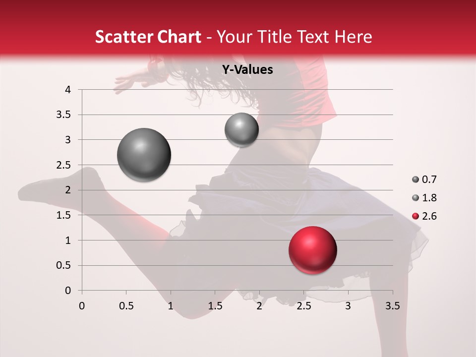 Fly Female Exercise PowerPoint Template