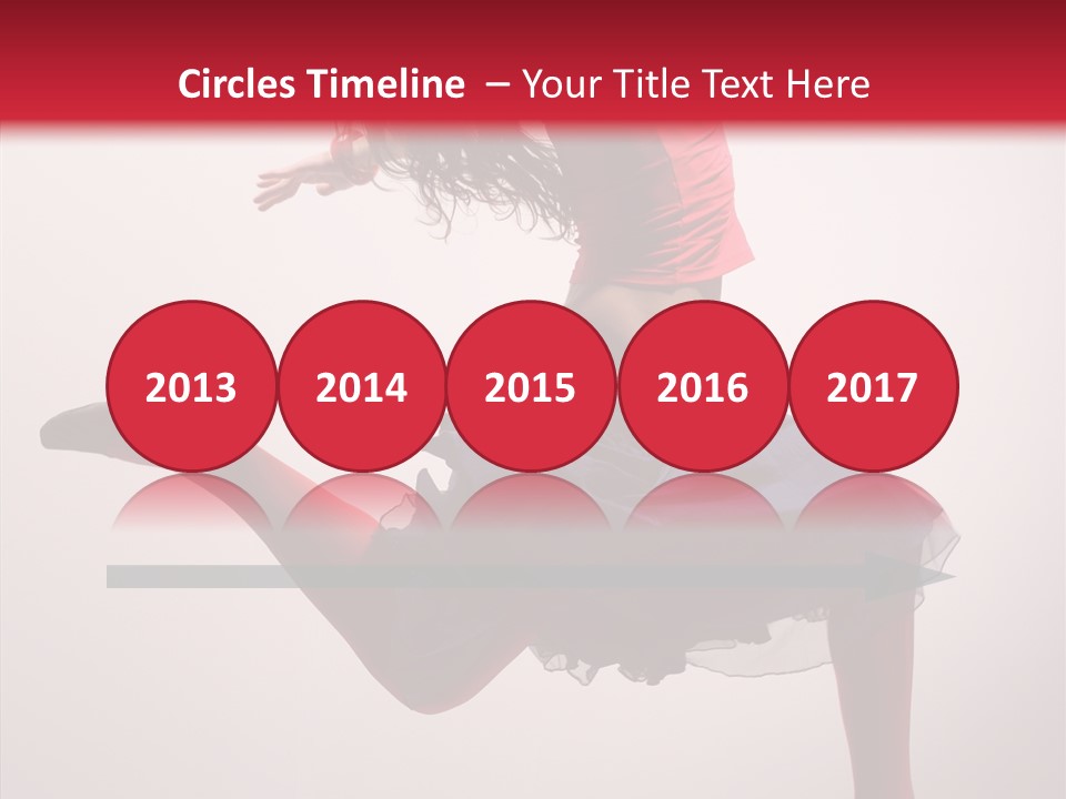 Fly Female Exercise PowerPoint Template