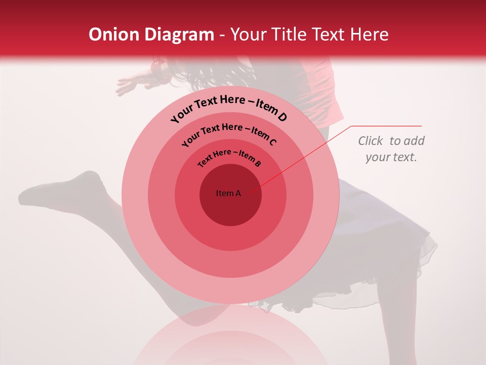 Fly Female Exercise PowerPoint Template