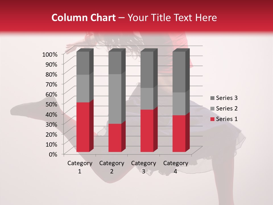 Fly Female Exercise PowerPoint Template
