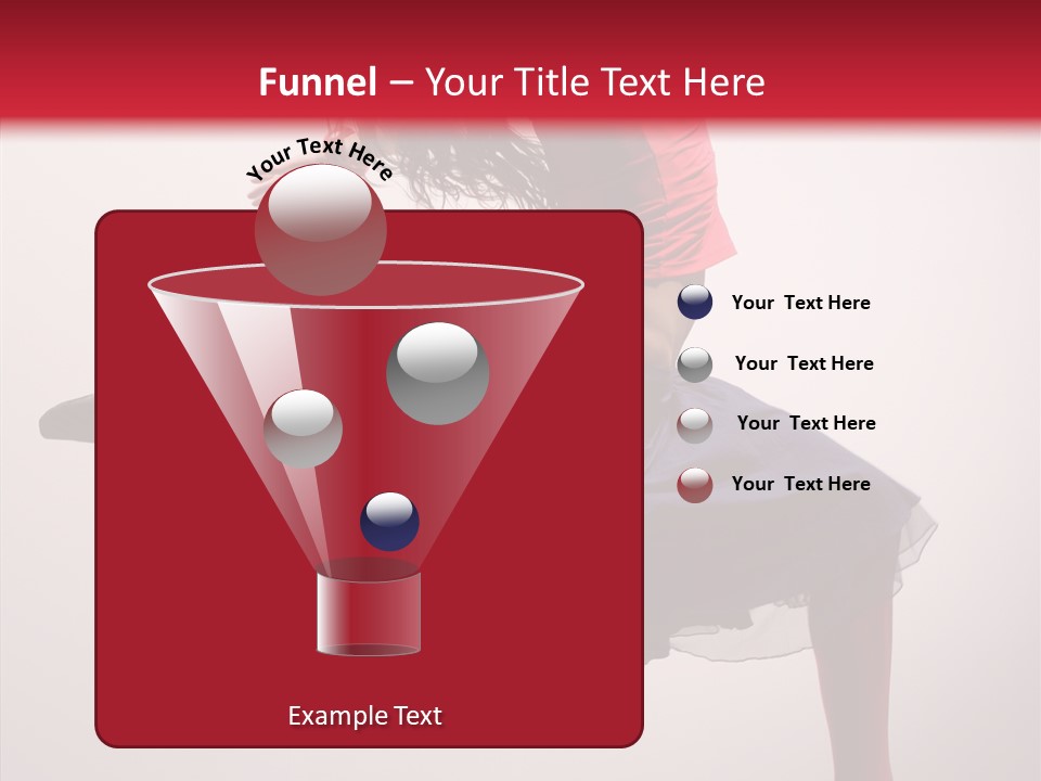 Fly Female Exercise PowerPoint Template
