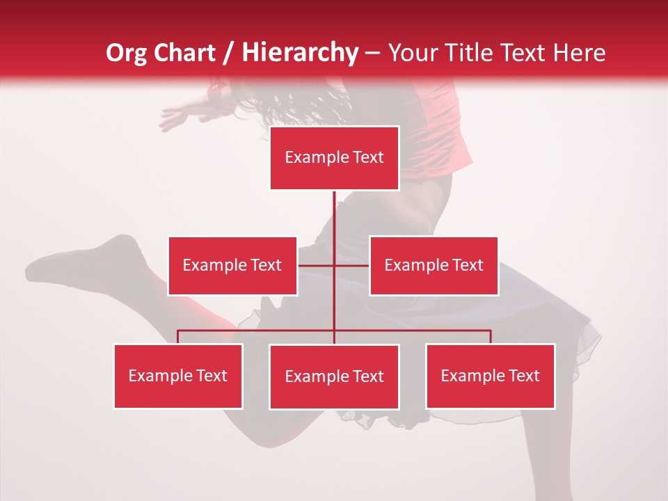 Fly Female Exercise PowerPoint Template