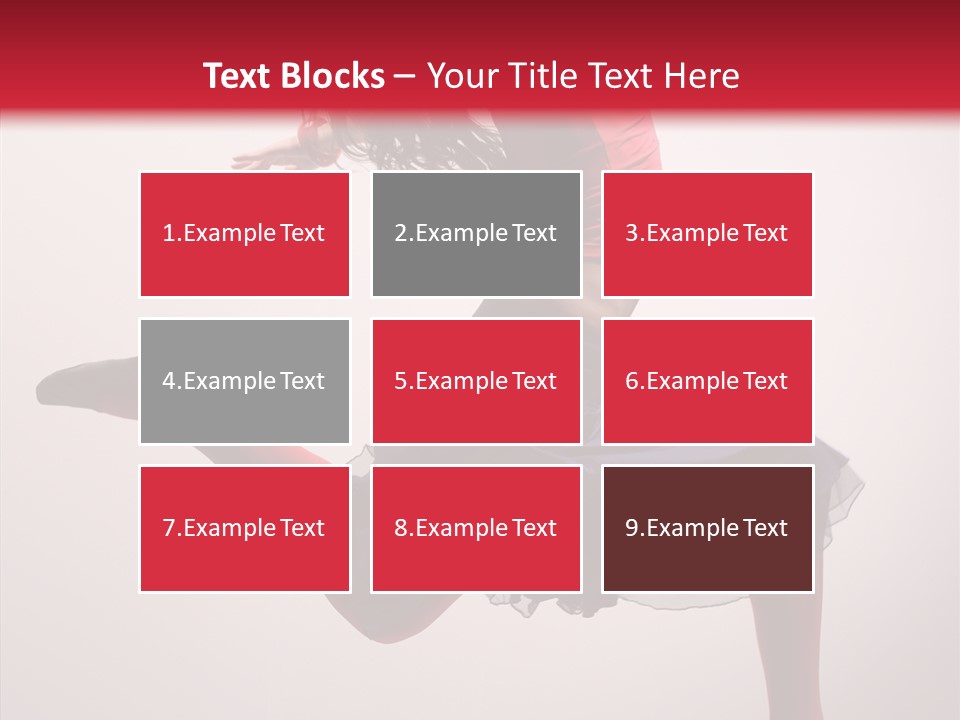 Fly Female Exercise PowerPoint Template