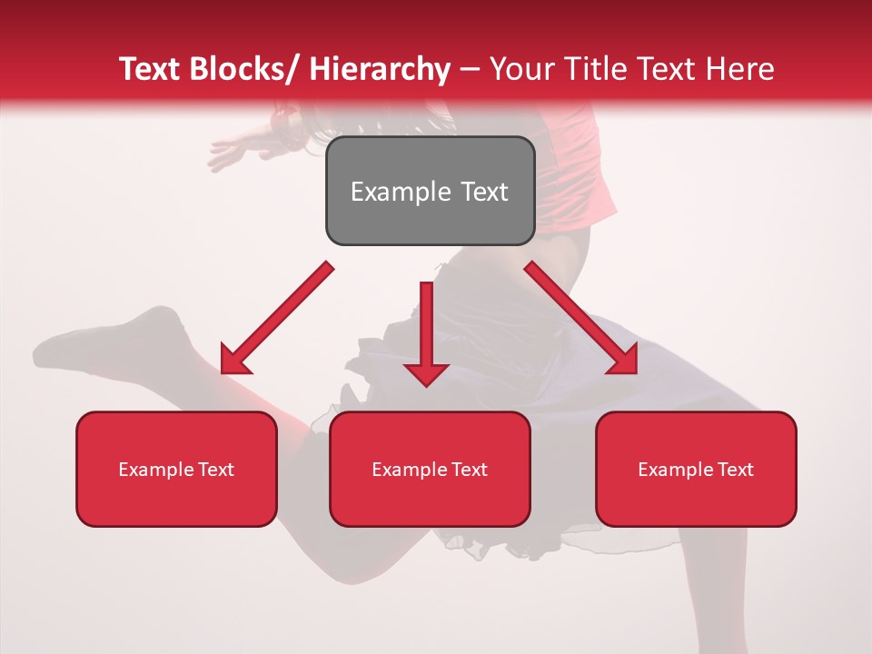 Fly Female Exercise PowerPoint Template