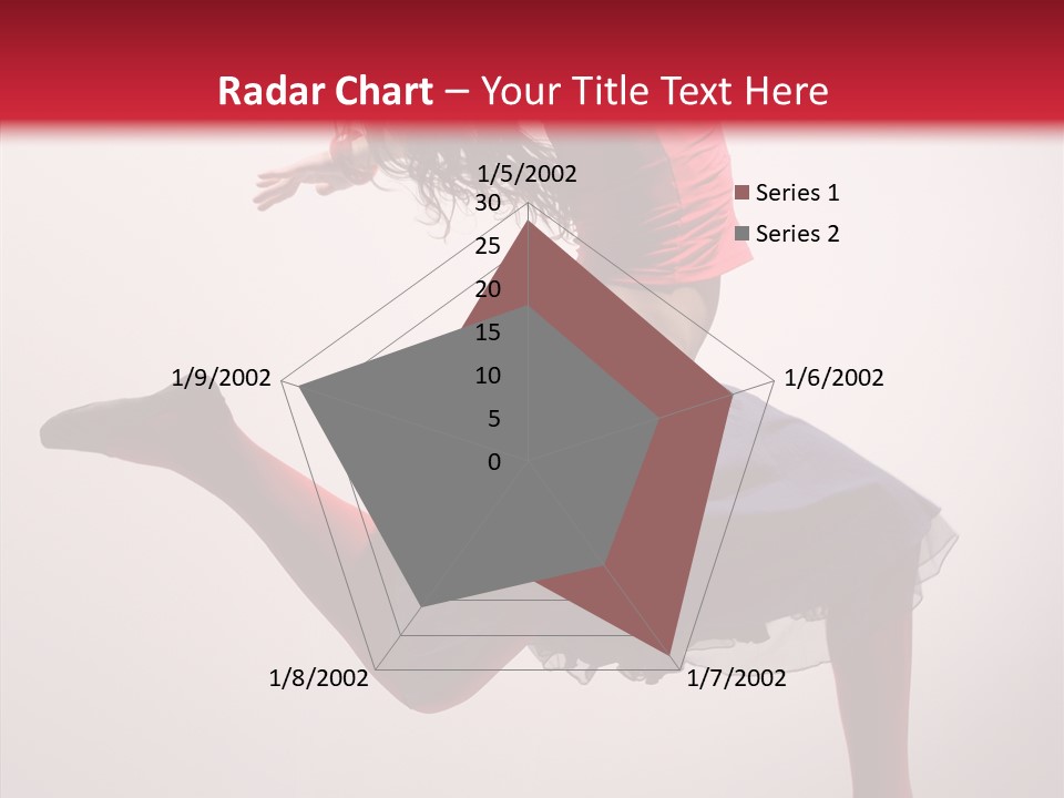 Fly Female Exercise PowerPoint Template