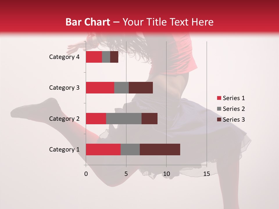 Fly Female Exercise PowerPoint Template