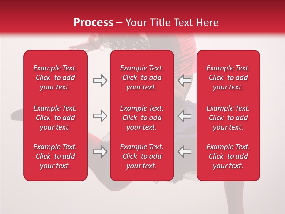 Fly Female Exercise PowerPoint Template