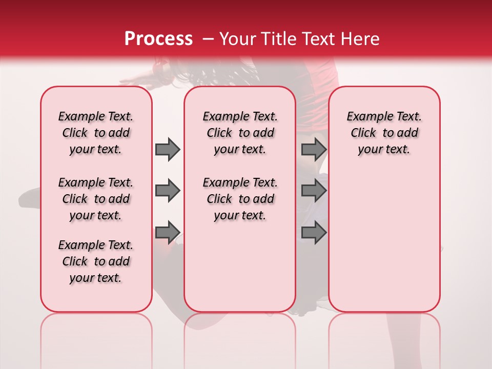 Fly Female Exercise PowerPoint Template