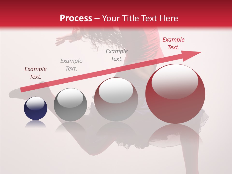 Fly Female Exercise PowerPoint Template