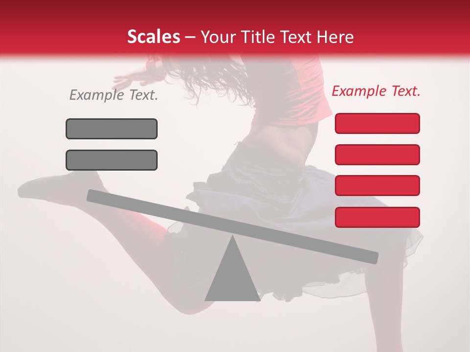 Fly Female Exercise PowerPoint Template