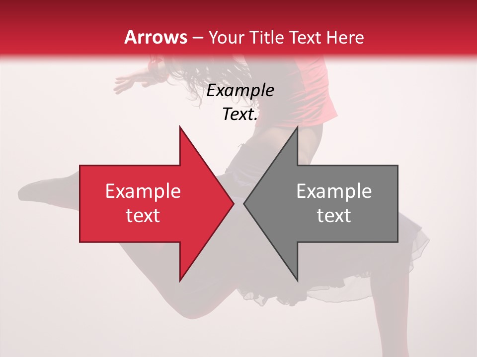 Fly Female Exercise PowerPoint Template