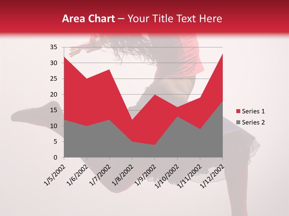 Fly Female Exercise PowerPoint Template