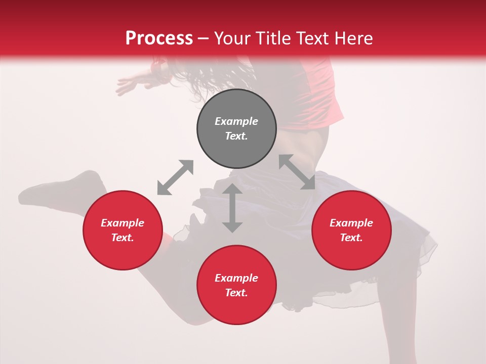 Fly Female Exercise PowerPoint Template