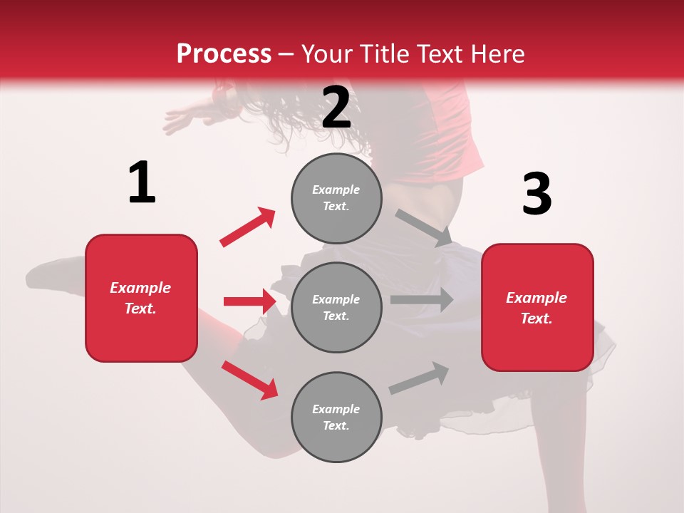 Fly Female Exercise PowerPoint Template