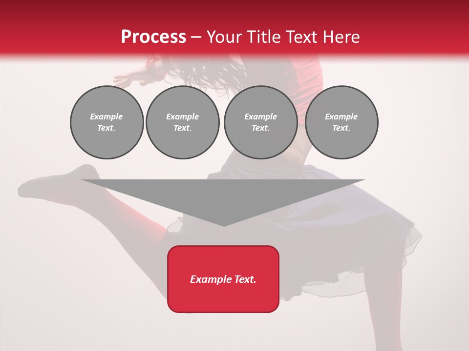 Fly Female Exercise PowerPoint Template