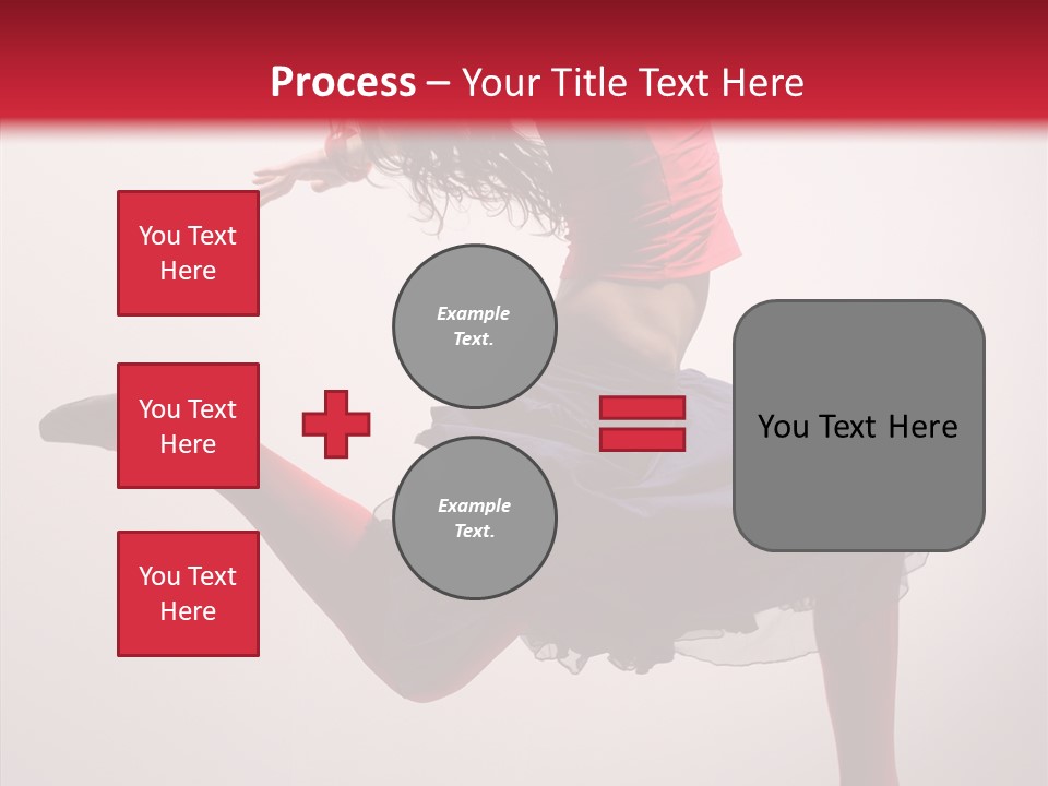 Fly Female Exercise PowerPoint Template