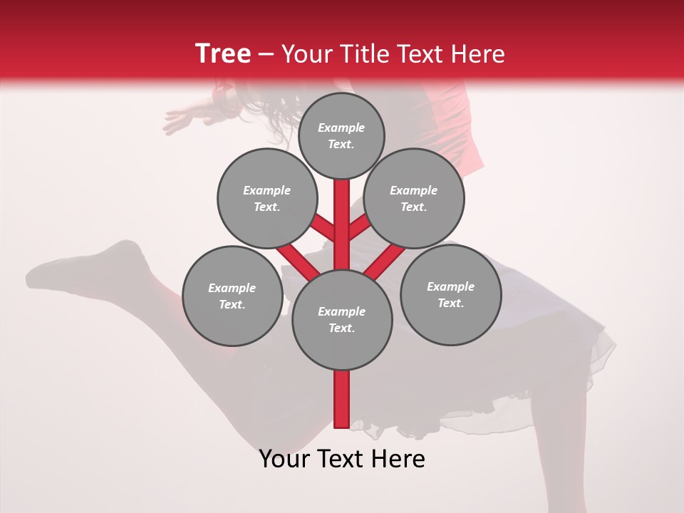 Fly Female Exercise PowerPoint Template