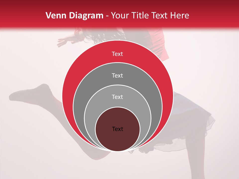 Fly Female Exercise PowerPoint Template