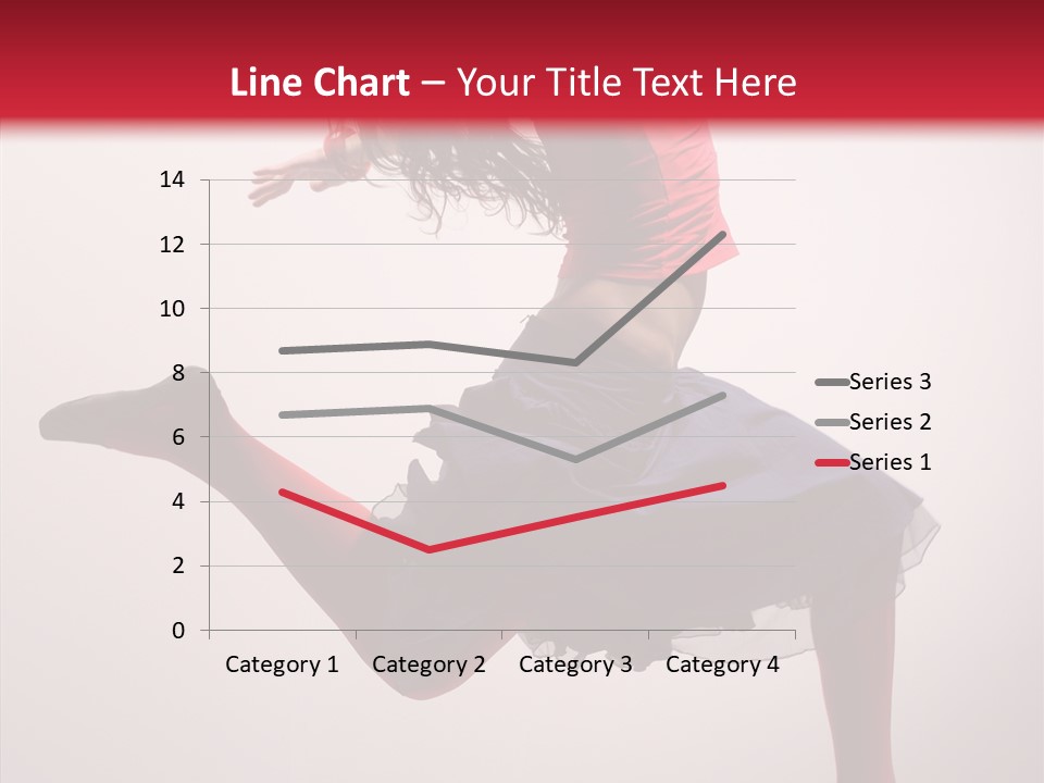 Fly Female Exercise PowerPoint Template