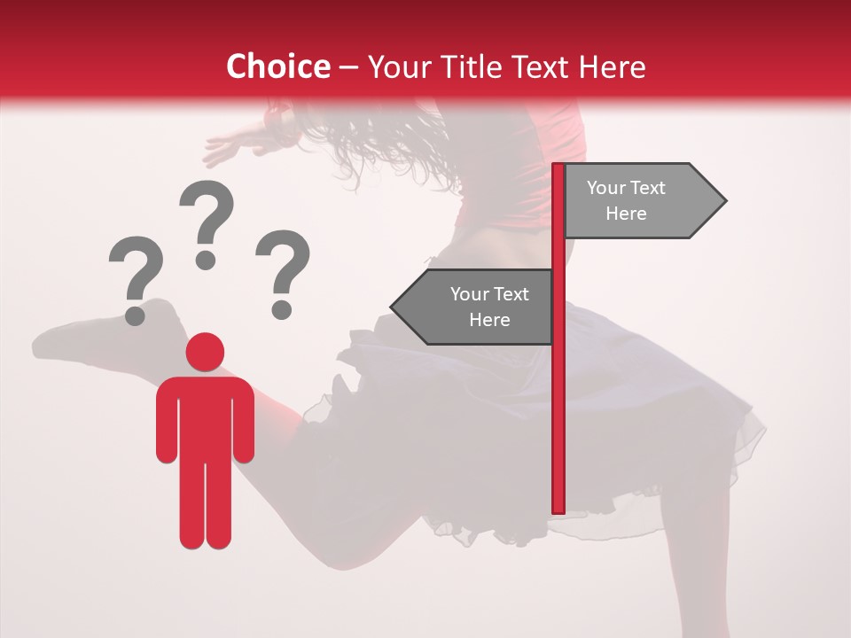 Fly Female Exercise PowerPoint Template