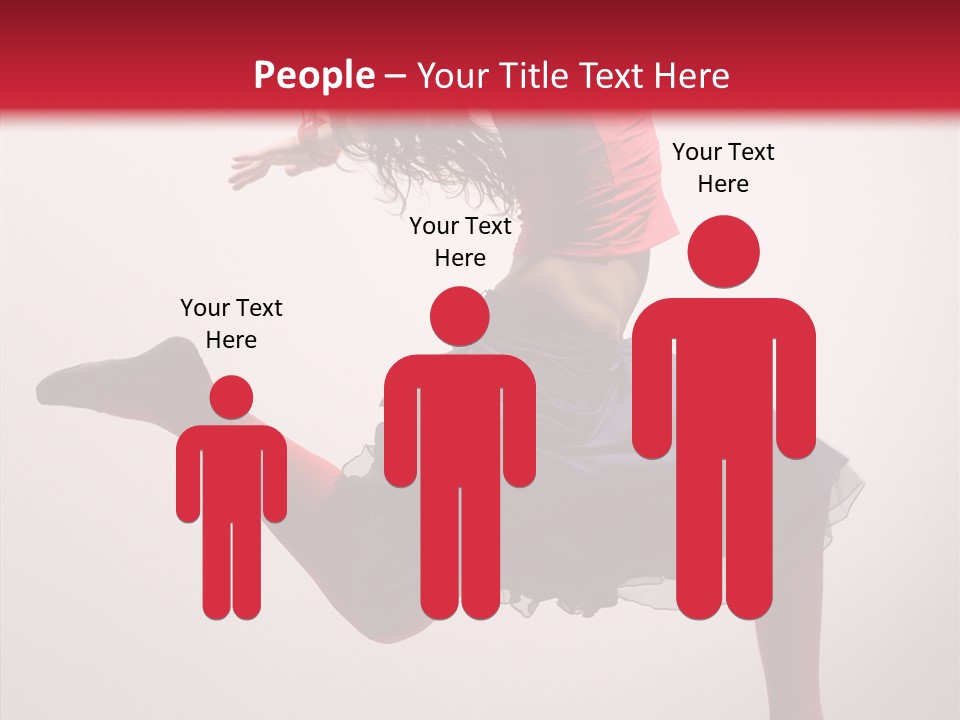 Fly Female Exercise PowerPoint Template