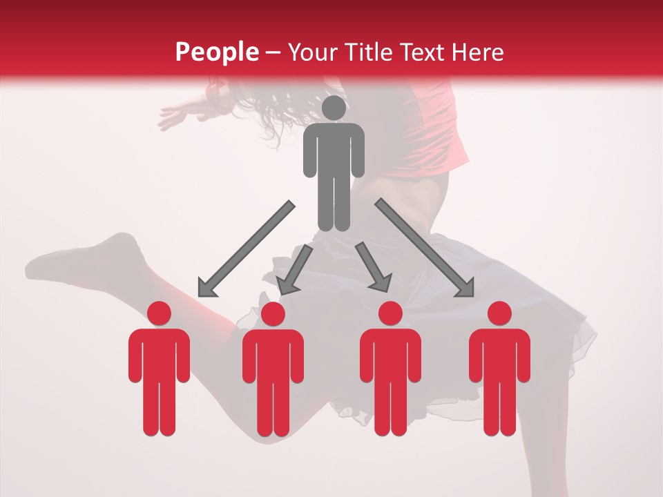 Fly Female Exercise PowerPoint Template