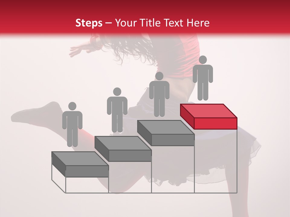 Fly Female Exercise PowerPoint Template