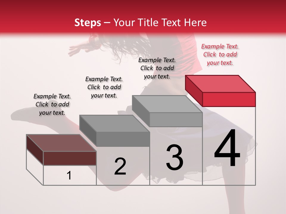Fly Female Exercise PowerPoint Template
