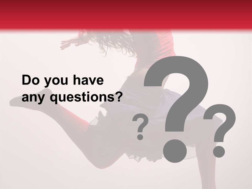 Fly Female Exercise PowerPoint Template