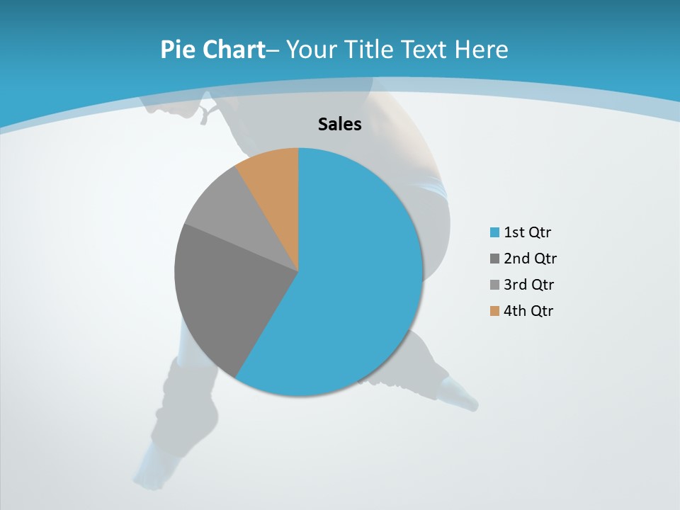 Posing Hair Athlete PowerPoint Template