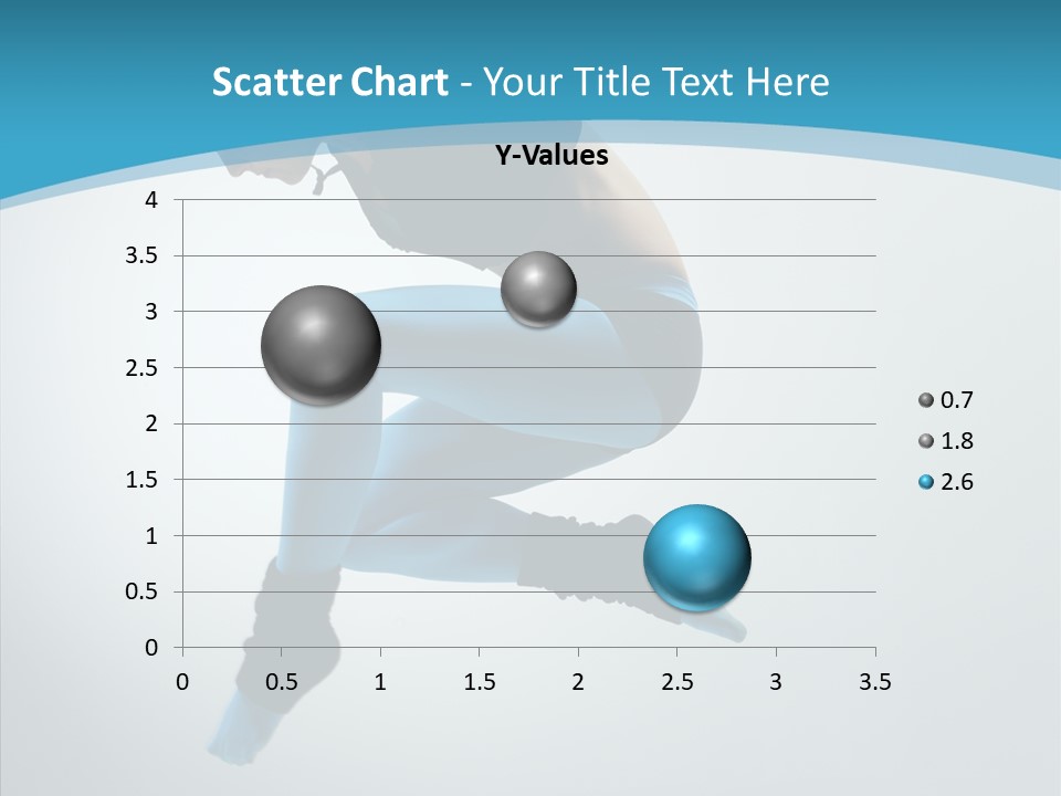 Posing Hair Athlete PowerPoint Template
