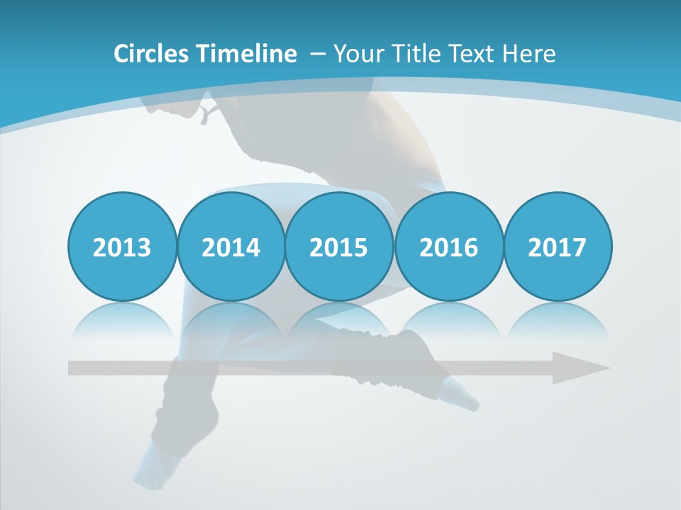 Posing Hair Athlete PowerPoint Template