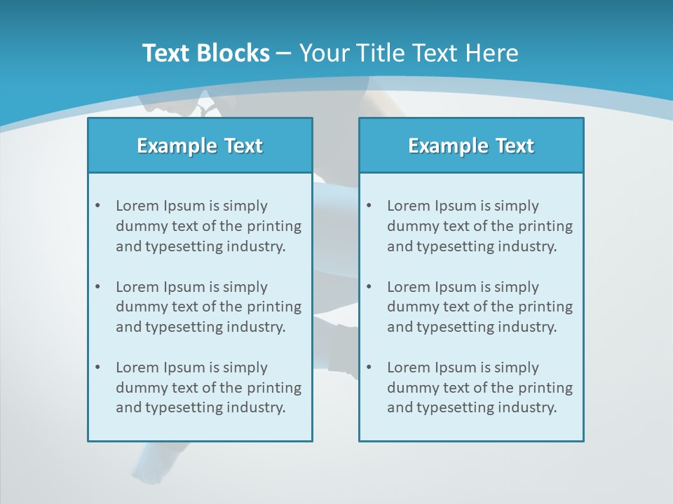 Posing Hair Athlete PowerPoint Template