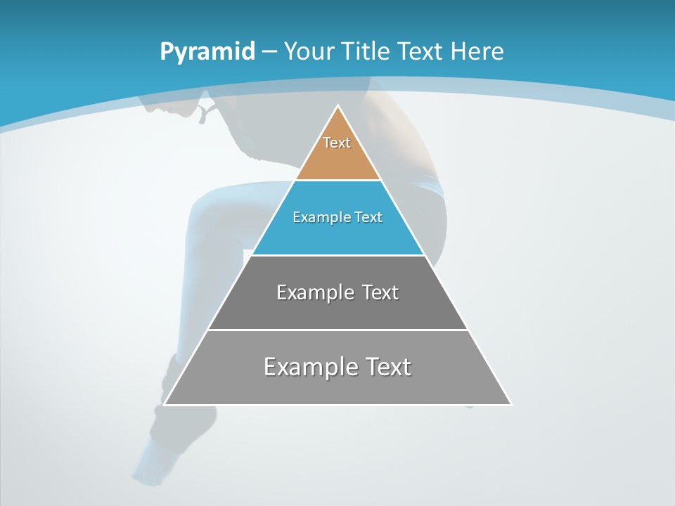 Posing Hair Athlete PowerPoint Template