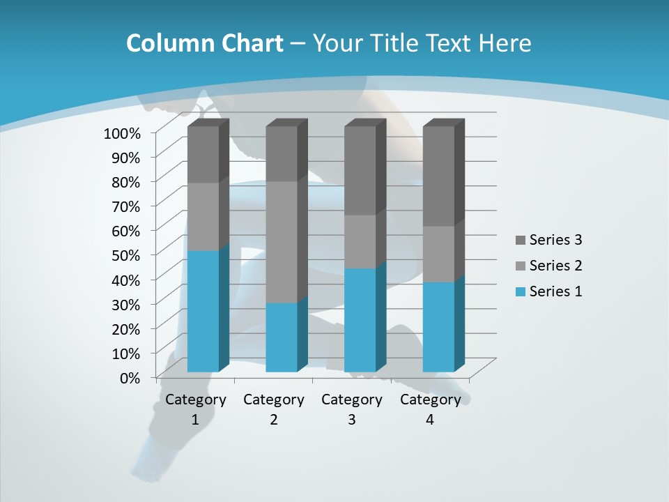 Posing Hair Athlete PowerPoint Template