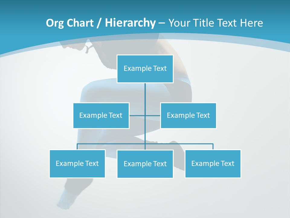 Posing Hair Athlete PowerPoint Template