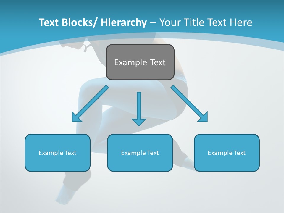 Posing Hair Athlete PowerPoint Template