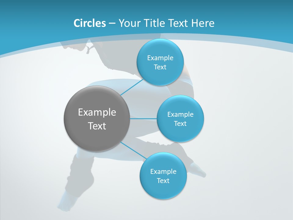 Posing Hair Athlete PowerPoint Template