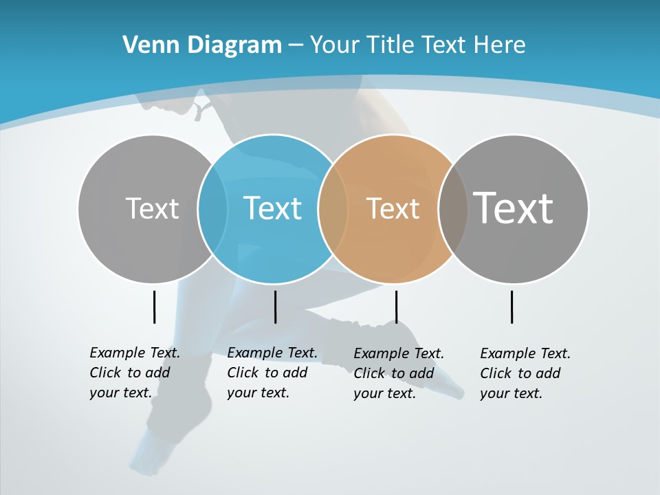 Posing Hair Athlete PowerPoint Template