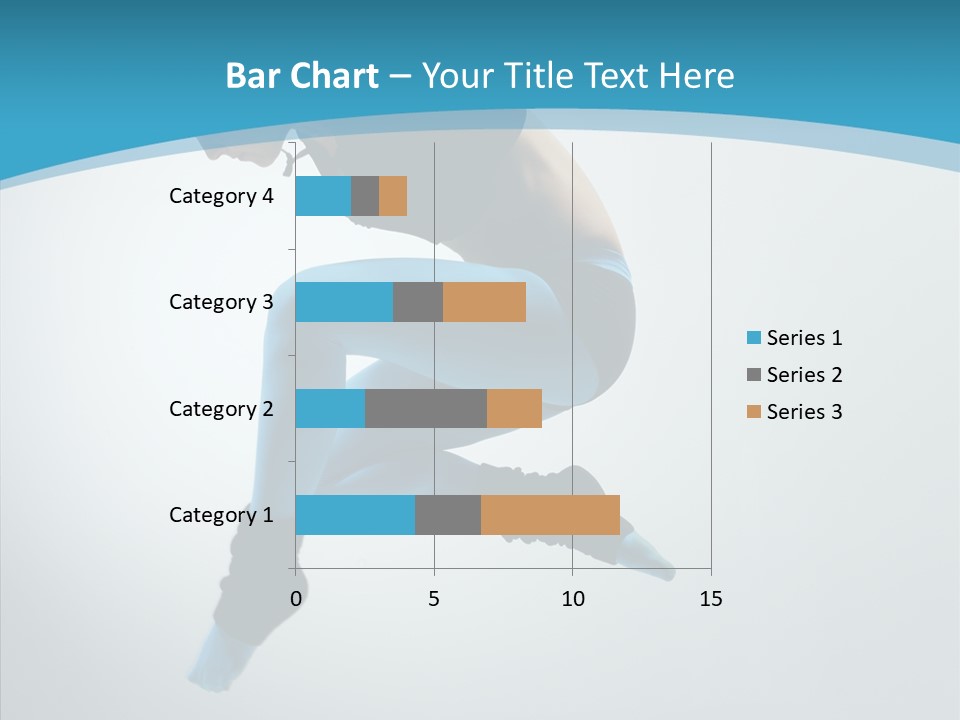 Posing Hair Athlete PowerPoint Template