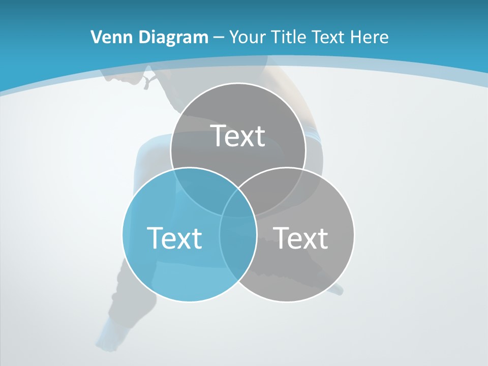 Posing Hair Athlete PowerPoint Template