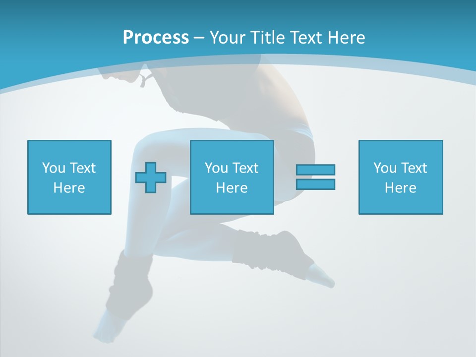 Posing Hair Athlete PowerPoint Template