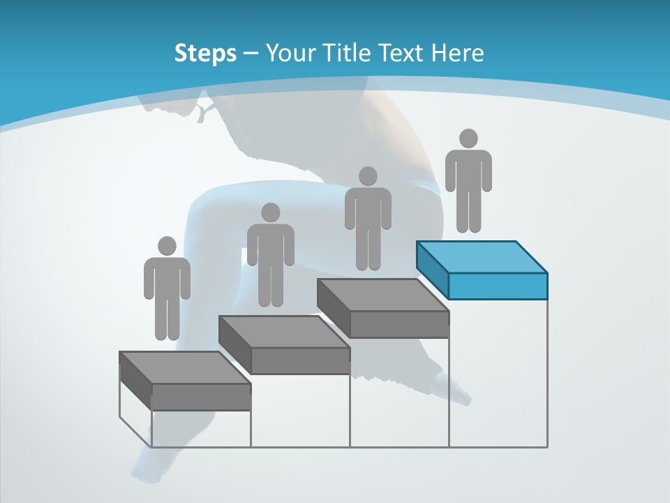 Posing Hair Athlete PowerPoint Template