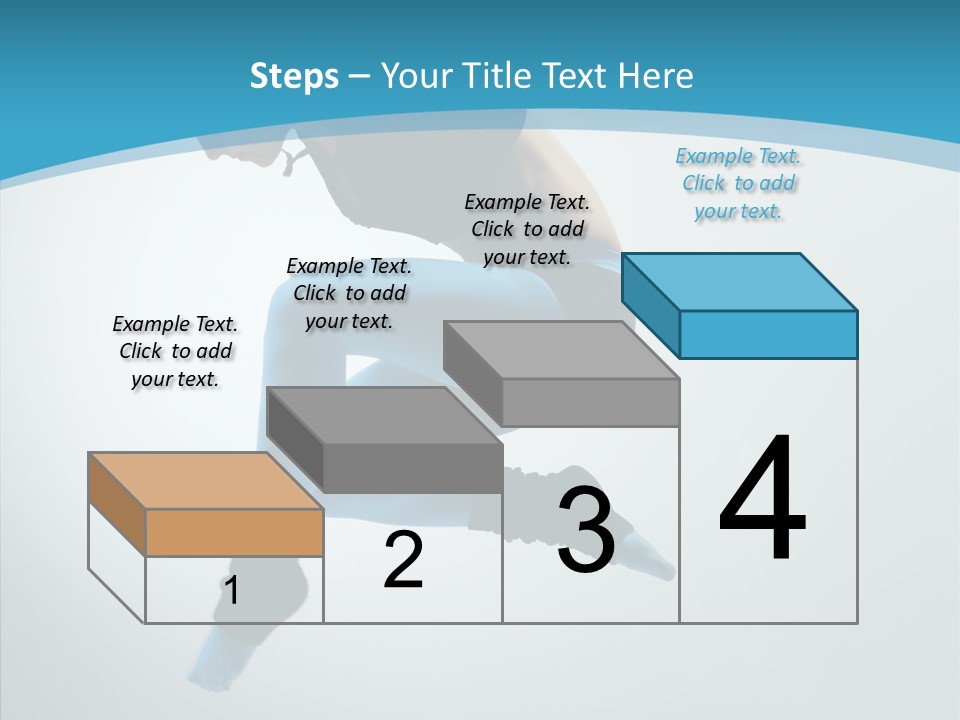 Posing Hair Athlete PowerPoint Template
