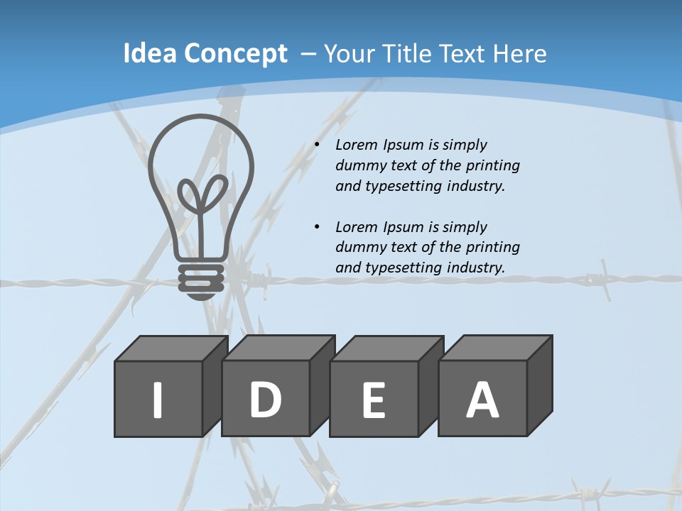 Criminal Liberty Concept PowerPoint Template