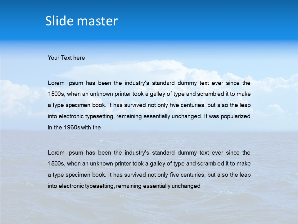 Open Nature Landscape PowerPoint Template