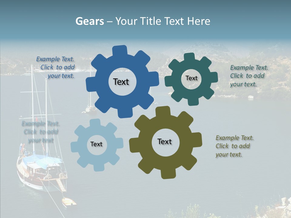 Hills Cloud Calm PowerPoint Template