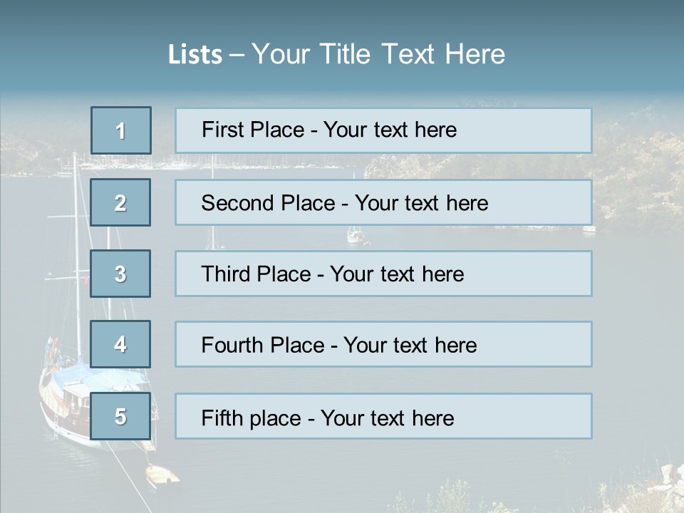 Hills Cloud Calm PowerPoint Template